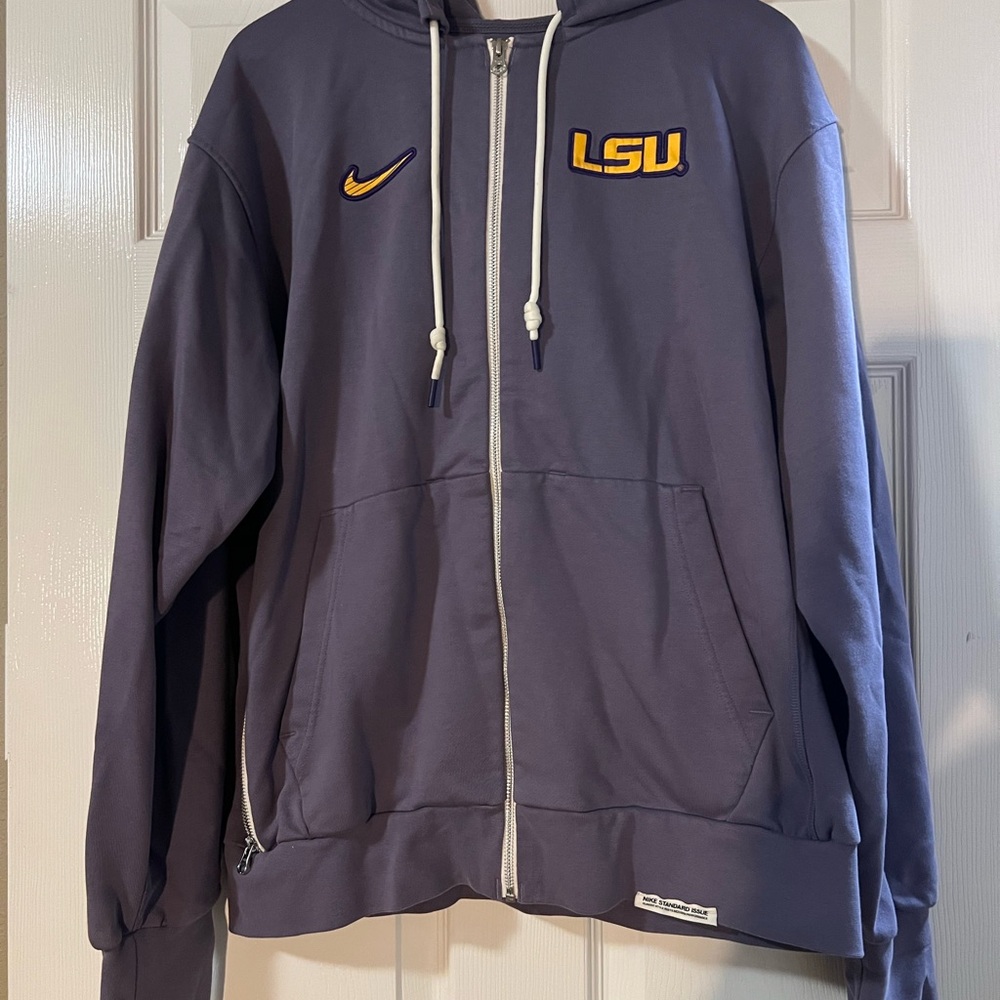 Nike Purple and Yellow LSU Hoodie